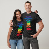 7 Floral Chakra Symbolen T-shirt (Unisex)