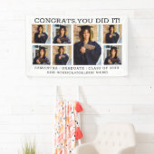 7 Foto Collage Afstuderen Congrats Afstudeerder 20 Spandoek (Insitu)