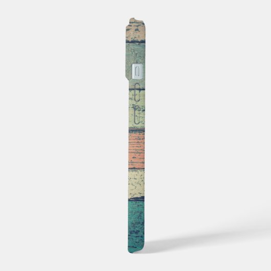 7 Foto Collage iPhone 15 rustieke plank Case (Linkerkant)