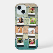 7 Foto Collage iPhone 15 rustieke plank iPhone 15 Case (Achterkant)