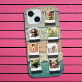 7 Foto Collage iPhone 15 rustieke plank iPhone 15 Case