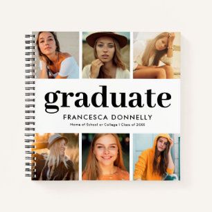 7 Foto Collage Moderne Afstuderen Guest Book Notitieboek