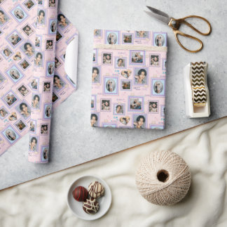 7 foto collage Schattig Kawaii Koreaanse k-pop hal Cadeaupapier