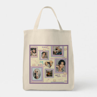 7 foto collage Schattig Kawaii Koreaanse k-pop hal Tote Bag