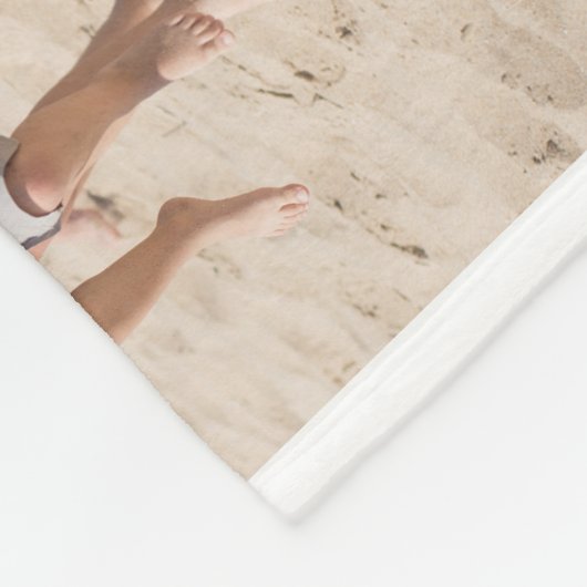 7 Foto collage sjabloon gepersonaliseerd Fleece Deken (Hoek)