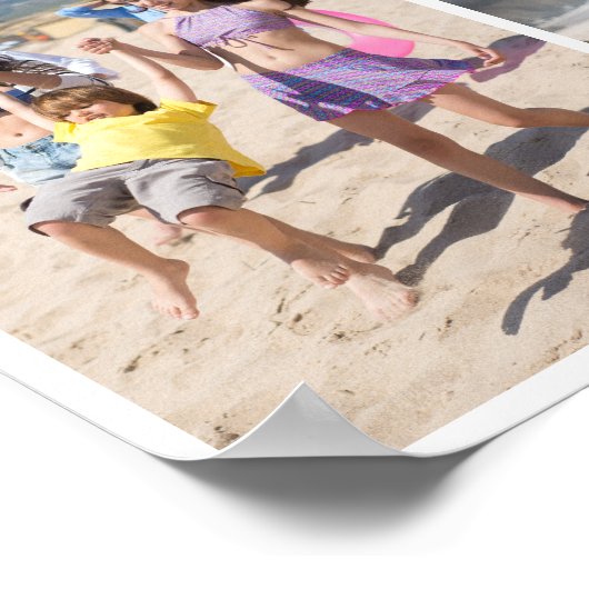 7 Foto collage sjabloon gepersonaliseerd Poster (Hoek)