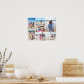 7 Foto collage sjabloon gepersonaliseerd Poster (Keuken)