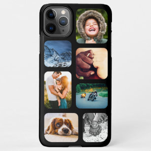 7 Foto Collage Sjabloon Rounded Mobile iPhone 11Pro Max Hoesje