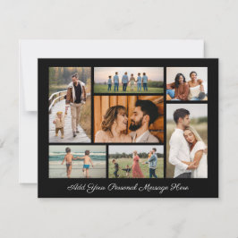 7 Foto Collage Voeg uw eigen wenskaart toe Kaart