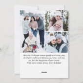 7 Foto: een jaar kerstrood Boerderij Truck Feestdagenkaart (Achterkant)