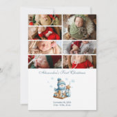 7 Foto Eerste Kerstaankondiging Feestdagenkaart (Voorkant)