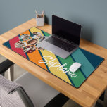 7 Foto Hexagon Collage Retro Stripe - Kalligrafie Bureaumat<br><div class="desc">Deze leuke fotomontage omvat een plek voor 7 afbeeldingen. Het rooster bevat een zeshoekige fotocollage met veel ruimte om je favoriete feestfoto's toe te voegen. Het retro strepenpatroon in felle regenboogkleuren voegt een beetje grilligheid toe aan het ontwerp. Vierkante foto's werken het beste met deze sjabloon. Voeg je favoriete foto's...</div>