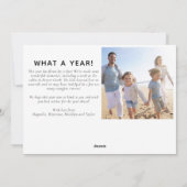 7 Foto Kerstkaart | Wat een Jaar! (Achterkant)