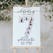 7 Foto Verjaardag welkomstbord, hem of haar Poster