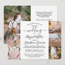 7 Foto virtuele bruiloft Livestream online-ceremon