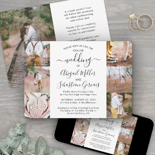 7 Foto Virtuele Trouw Livestream Online Ceremonie Kaart