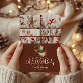 7 Foto Western Cowboy Pet Christmas Feestdagenkaart