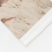 7 Fotocollage familie sjabloon gepersonaliseerd Fleece Deken (Hoek)