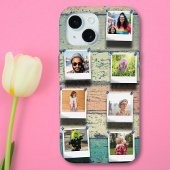 7 fotocollage iPhone 15 gepersonaliseerd stoer Case-Mate iPhone Case