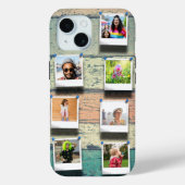 7 fotocollage iPhone 15 gepersonaliseerd stoer Case-Mate iPhone Case (Achterkant)