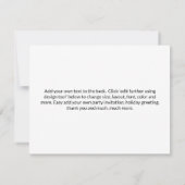 7 Fotocollage sjabloon gepersonaliseerde kaart (Achterkant)