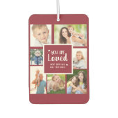 7 Fotocollage U bent dol op rood wit Luchtverfrisser (Voorkant)