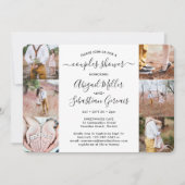 7 Fotoparaten Vrijgezellenfeest Chic Modern Script Kaart (Voorkant)