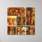 7 Fotosjabloon Collage gepersonaliseerd Canvas Afdruk (Voorkant)