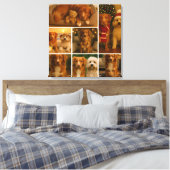 7 Fotosjabloon Collage gepersonaliseerd Canvas Afdruk (Insitu (Slaapkamer))