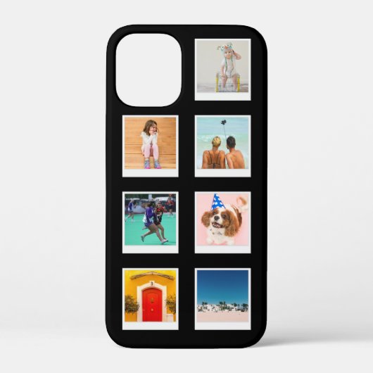 7 Fotosjabloon Zwarte iPhone 12 Mini Case-Mate iPhone Case (Achterkant)