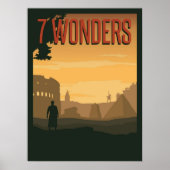 7 Game-minimalistische reisstijl Ga op het moederb Poster (Voorkant)