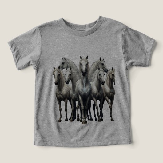 7 gelukkige witte paarden (Design voorkant)