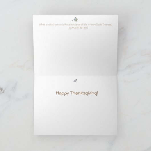 #7 Geniet van de overvloed aan aarde:HappyThanksgi Feestdagen Kaart (Binnen)