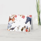 #7 Geniet van de overvloed aan aarde:HappyThanksgi Feestdagen Kaart (Voorkant)