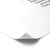 7 Grafiek met blauwe boho grafische Rozen voor taf Poster (Hoek)