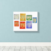 7 Guardian Angels Art Wrapped Canvas schilderen (Insitu (Houten vloer))