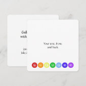 7 Hoofdkraken in een cirkel Kaart (Voorkant / Achterkant)