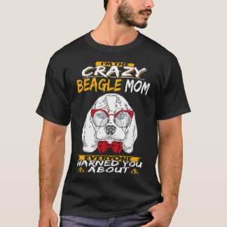 7 Ik Ben De Gekke Beagle Moeder T-shirt