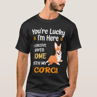 7 Ik had thuis kunnen blijven met Corgi T-shirt