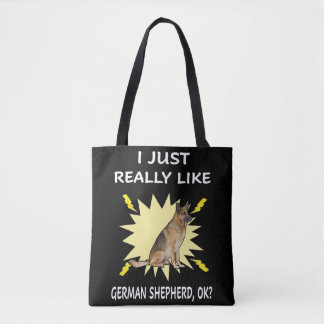 7 Ik hou gewoon echt van Duitse herder OK Tote Bag