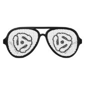 7-inch 45-pm vinyladapter invoegspin aviator zonnebril (Voorkant)