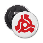 7-inch 45-pm vinyladapter invoegspin button flesopener (Voorkant)