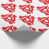 7-inch 45-pm vinyladapter invoegspin cadeaupapier (Hoek)