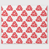 7-inch 45-pm vinyladapter invoegspin cadeaupapier (Vlak)