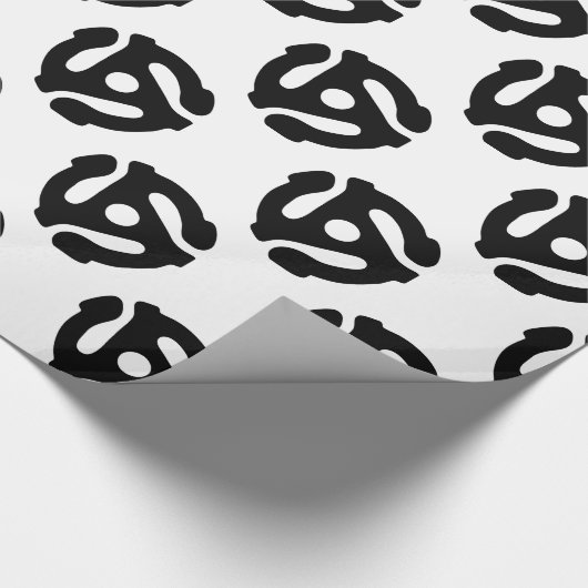 7-inch 45-pm vinyladapter invoegspin cadeaupapier (Hoek)