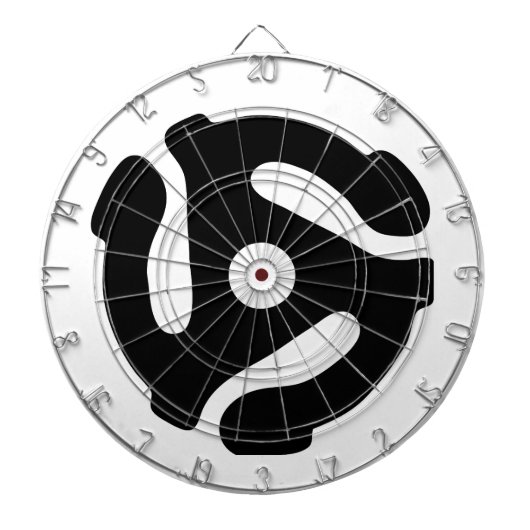 7-inch 45-pm vinyladapter invoegspin dartbord (Voorkant)