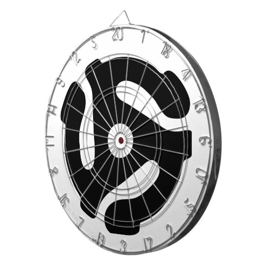 7-inch 45-pm vinyladapter invoegspin dartbord (Voorkant Rechts)