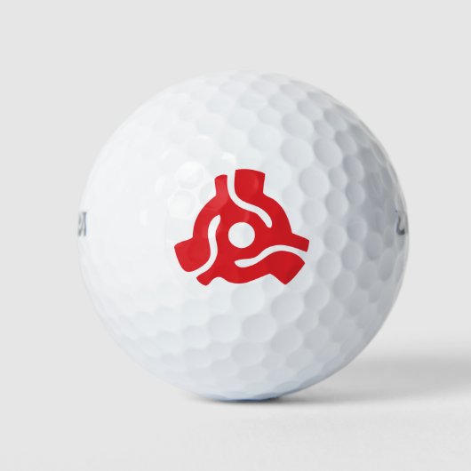 7-inch 45-pm vinyladapter invoegspin golfballen (Voorkant)