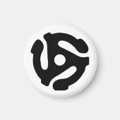 7-inch 45-pm vinyladapter invoegspin magneet (Voorkant)