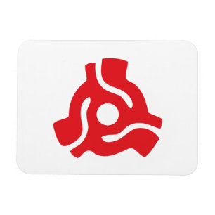 7-inch 45-pm vinyladapter invoegspin magneet